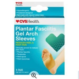 10/$25🦋 CVS Health Plantar Fasciitis Gel Arch Sleeve - 1 Pair